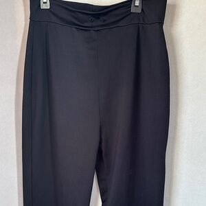 Athletic works black pull on pants size large